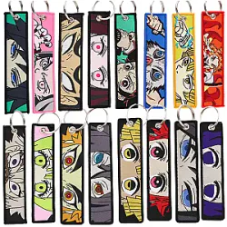Japanese Anime Demon Slayer Key Tag New Embroidery Key Fobs