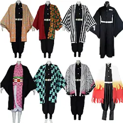 Demon Slayer Tanjiro Nezuko Cosplay Halloween Costume