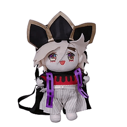 20cm White Douma Demon Slayer Doll Clothes Changeable Japan Anime Plush