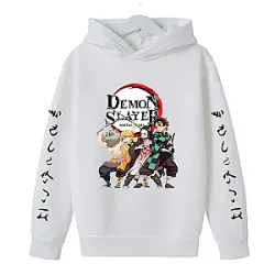 Demon Slayer Anime Character Print Hoodies