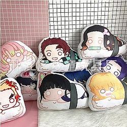 Demon Slayer Kimetsu No Yaiba Sushi Plush Doll Soft Stuffed Keychain