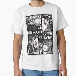 Demon Slayer Kimetsu no Yaiba Characters Epic Anime Group Artwork Classic T-Shirt