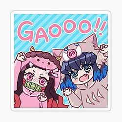 Demon Slayer Inosuke Sticker