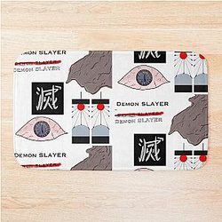 Demon Slayer Fan Art Bath Mat Season One Theme