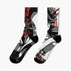 Demon Slayer Tanjiro Art Poster Socks