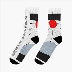 Demon Slayer Hanafuda Earring in Pair Fan Art Socks