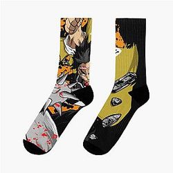 Gyomei Himejima Demon Slayer Stone Hashira Fan Art Anime Design Socks