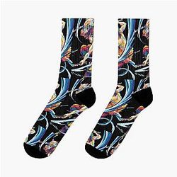 Inosuke Hashibira Demon Slayer Pop Art Socks