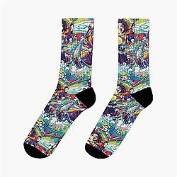 Demon Slayer Tanjiro Kamado Pop Art Socks