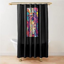 Demon Slayer Kokushibo Shower Curtain