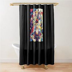 Demon Slayer Hashira Pop Art Shower Curtain