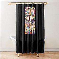 Demon Slayer Pop Art Shower Curtain
