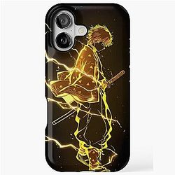 Demon Slayer Zenitsu Agatsuma Lightning Anime Case