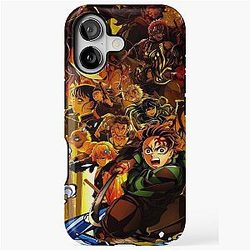 Demon Slayer Team Art iPhone Tough Case