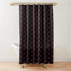 Demon Slayer Kanji Shower Curtain