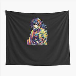 Giyu Tomioka Demon Slayer Pop Art Tapestry