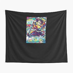 Demon Slayer Tanjiro Kamado Pop Art Tapestry