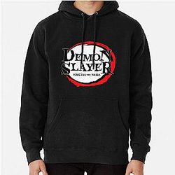 anime gym anime gym demon slayer Long  Classic . Pullover Hoodie RB2309