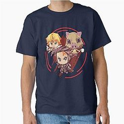 Special Present Demon Kimetsu no Yaiba Chibi team Classic T-Shirt RB2309
