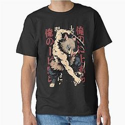 Inosuke Hashibira Dynamic Battle Pose Classic T-Shirt RB2309