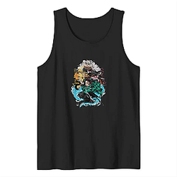 Demon Slayer Tank Tops - Classic Logo Design Tank Tops