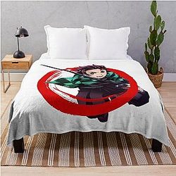 Demon Slayer Blanket - Entut Mambu Unique Design Throw Blanket