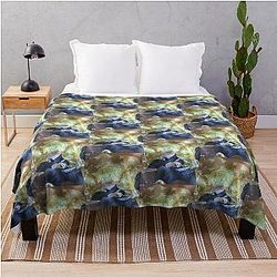 Demon Slayer Blanket - Personalized Demon Slayer Merch Throw Blanket