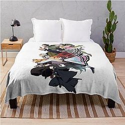 Demon Slayer Blanket - Iconic Cool Anime Art Throw Blanket