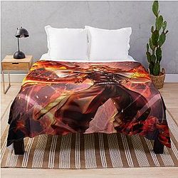 Demon Slayer Blanket - Japanese Epic Film Art Throw Blanket