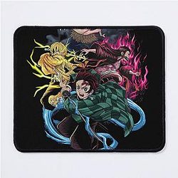 Demon Slayers Mouse Pads - Demon Slayer Squad Assemble Mouse Pad