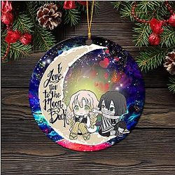 Kanroji and Kaburamaru Demon Slayer Galaxy  Circle Ornament Gift