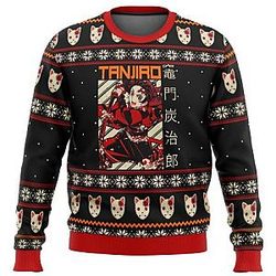 Demon Slayer Tanjiro Ugly Christmas Sweater