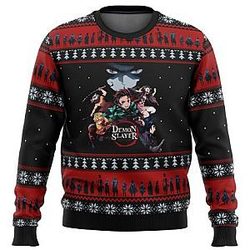 Demon Slayer Poster Ugly Christmas Sweater
