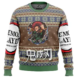 Demon Slayer Alt Ugly Christmas Sweater