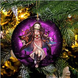 Nezuko Moonlight  Holiday Ornament – Perfect Gift Idea
