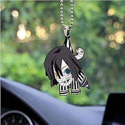 Anime Demon Slayer Obanai Iguro Custom Shape Ornament Custom Shape Car Accessories Decorations