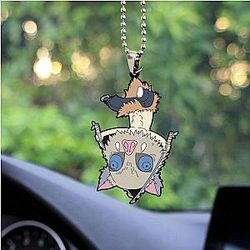 Unique Anime Demon Slayer Inosuke Custom Shape Ornament Custom Car Accessories Decorations for Custom Shapes