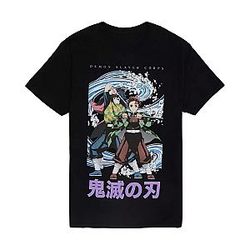 Demon Slayer - Giyu &amp; Tanjiro TTPM0204 T-shirt