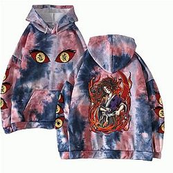 Kokushibo Demon Kimetsu No Yaiba 3D Pullover Hoodie