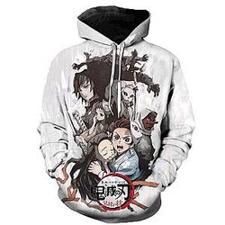 Demon Slayer Corp Journey 3D Pullover Hoodie