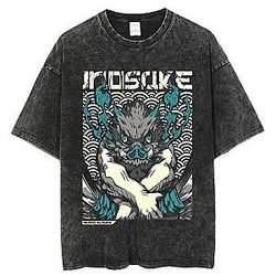 Inosuke Vintage Design Short Sleeves Tee