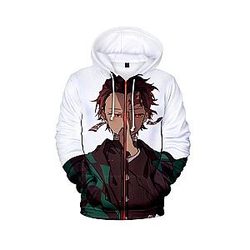 Tanjiro 3D Pullover Hoodie