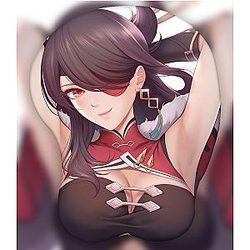 Oppai Mousepads – Beidou 3D Genshin Impact Oppai Mouse Pad version 1