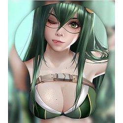 Oppai Mousepads – Asui Tsuyu My Hero Academia 3D Boob Mouse Pad