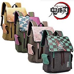 Demon Slayer Backpack - Anime Kimetsu No Yaiba Schoolbag Travel Backpack