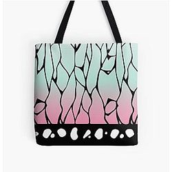 Demon Slayer Kocho Shinobu Butterflies All Over Print Tote Bag