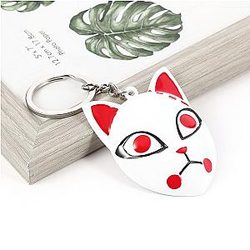Demon Slayer Keychain - Movie Jewelry Cat Mask Keychain KC01