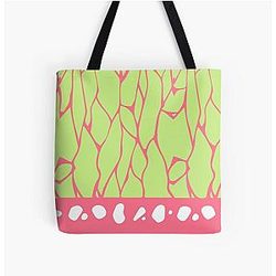 Demon Slayer Kanao Tsuyuri Butterfly All Over Print Tote Bag