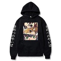 Demon Slayer Hoodies - Kamado Tanjirou Harajuku Kimetsu No Yaiba Hoodies