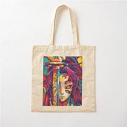 Demon Slayer Kokushibo Wappa Art Cotton Tote Bag